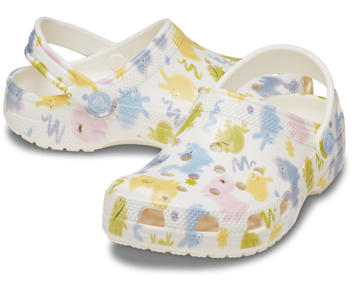 Chalk Toddler Classic Pastel Pets Clog - Pair - Crocs