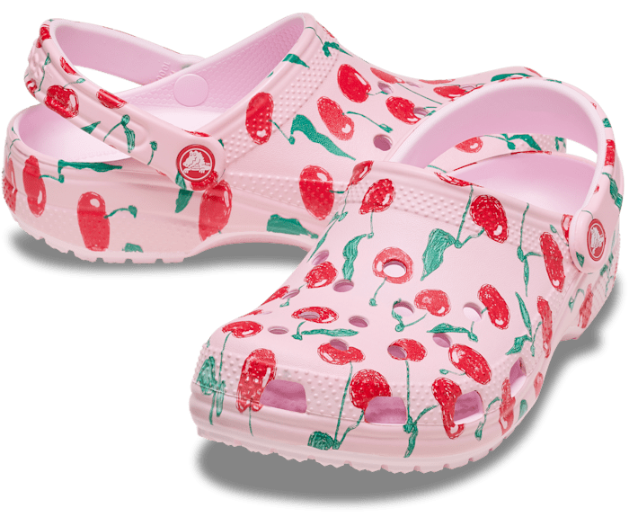 Pink Milk Classic Fresh Fruits Clog - Pair - Crocs