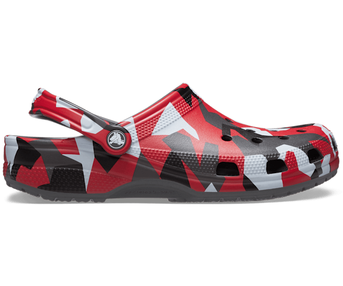 Slate Grey / Multi Classic Geo Camo Clog - Side - Crocs