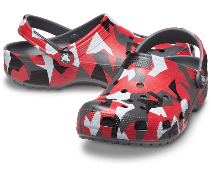 Slate Grey / Multi Classic Geo Camo Clog - Pair - Crocs