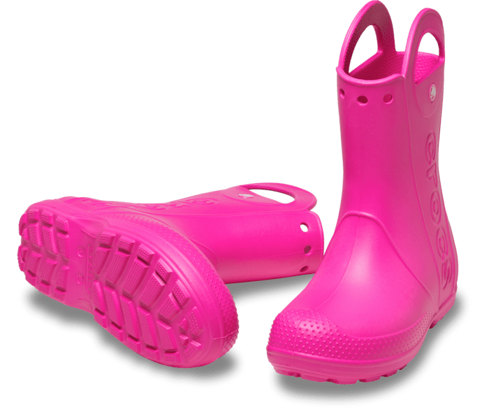 Pink Crush Kids’ Handle It Rain Boot - Pair - Crocs