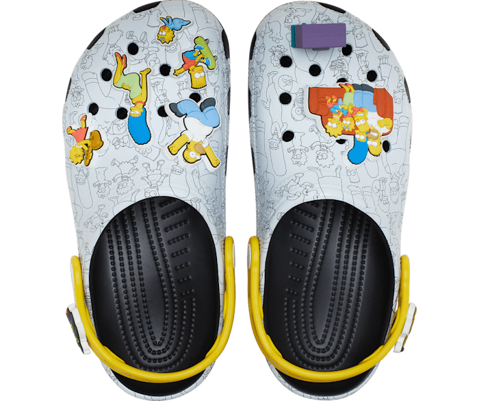 Multi The Simpsons Classic Clog - Side - Crocs