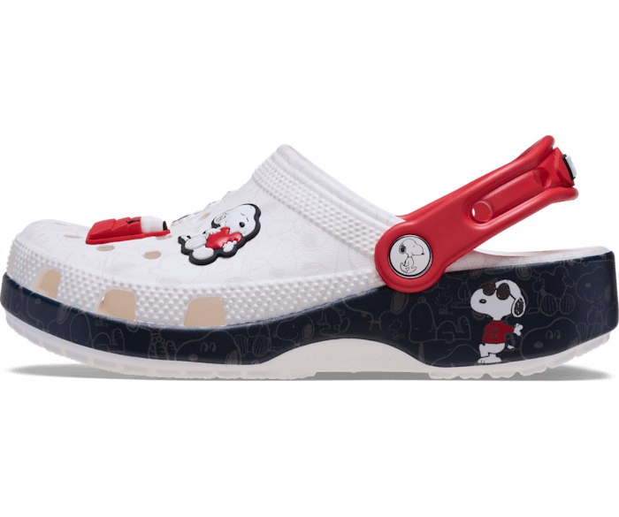 Multi Kids' Peanuts Classic Clog - Custom Angle - Crocs