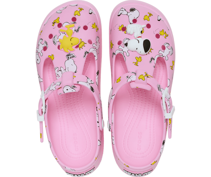 Multi Peanuts Mary Jane Clog - Side - Crocs