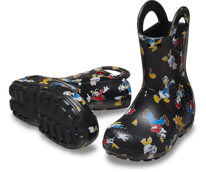 Multi Toddlers’ Mickey Mouse and Friends Handle It Rain Boot - Pair - Crocs