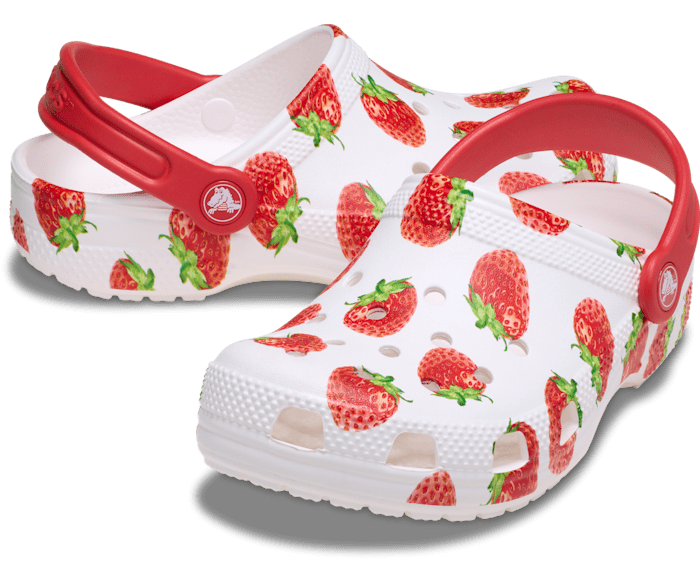 White Toddler Classic Fresh Fruits Clog - Pair - Crocs