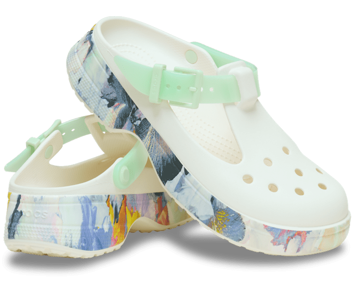 Chalk Classic Mary Jane Wildflower Clog - Pair - Crocs