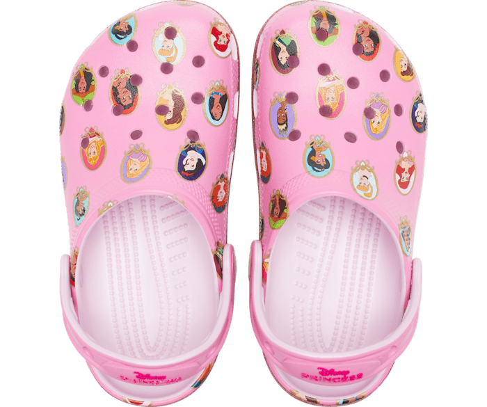 Multi Kids' Disney Princesses Classic Clog - Side - Crocs