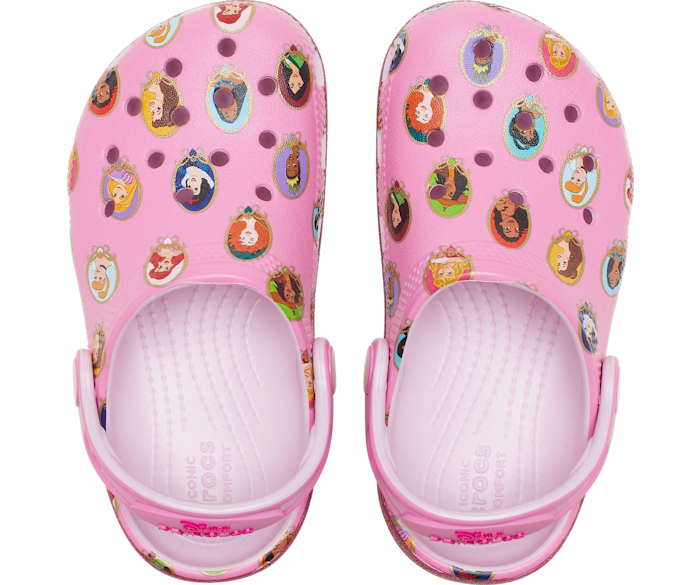 Multi Toddlers' Disney Princesses Classic Clog - Side - Crocs