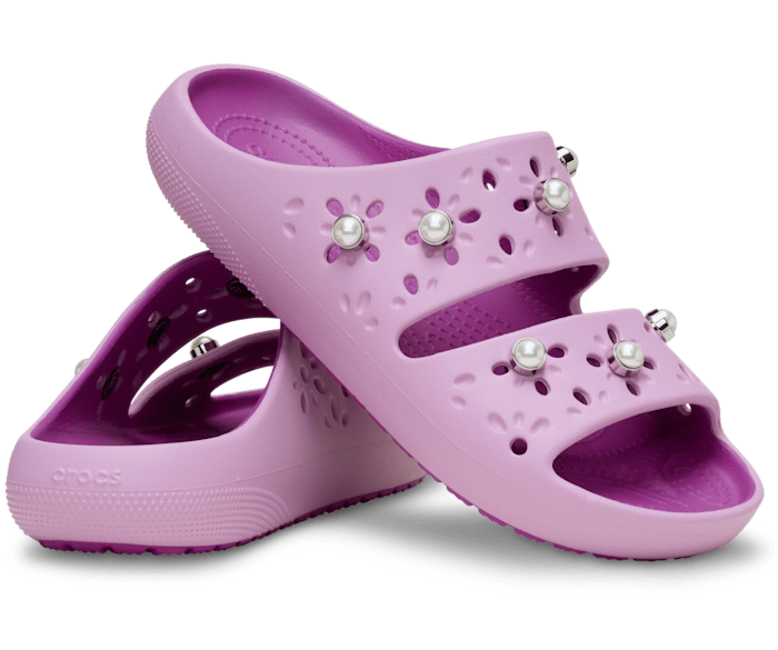 Hydrangea Classic Floral Cutout Elevated Sandal 2.0 - Pair - Crocs