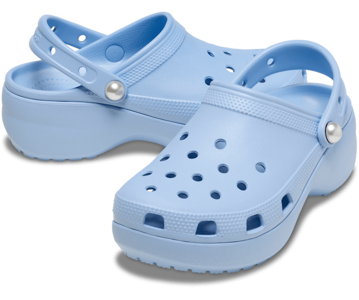 Calcite bleue Classic Platform Pearl Clog - Paire - Crocs