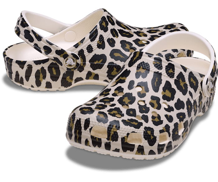 Chalk Classic Leopard Clog - Pair - Crocs