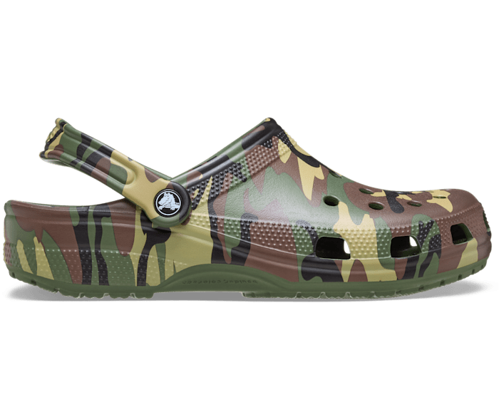 Army Green / Multi Classic Camouflage Clog - Side - Crocs