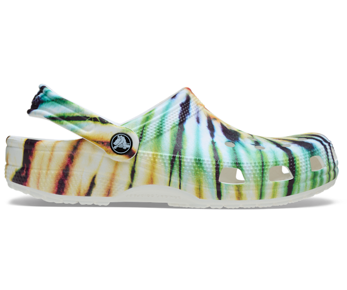 Multi Classic Tie Dye Clog - Side - Crocs