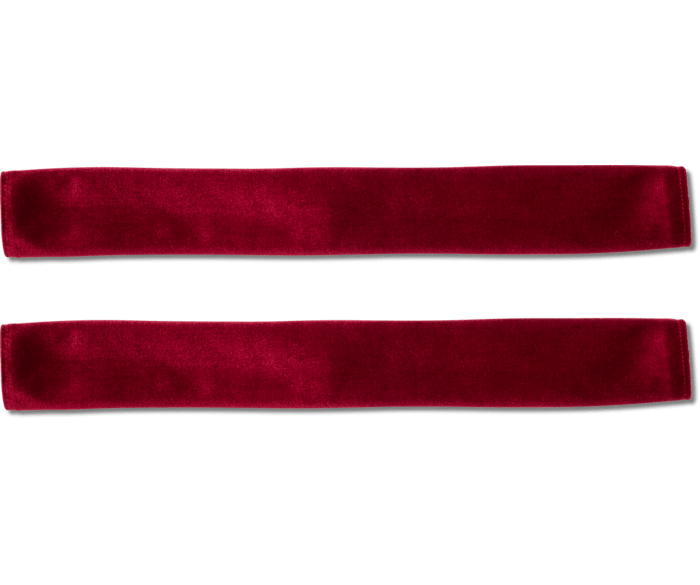 2 PK VELVET SCRUNCHIE RED & OX RED 2 PK VELVET SCRUNCHIE RED & OX RED
