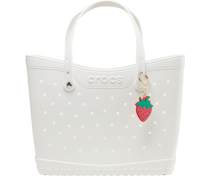 Red Strawberry Bag Charm - Custom Angle - Jibbitz