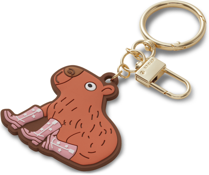 Multi Cowboy Capybara Bag Charm Mlt - charm view - Jibbitz