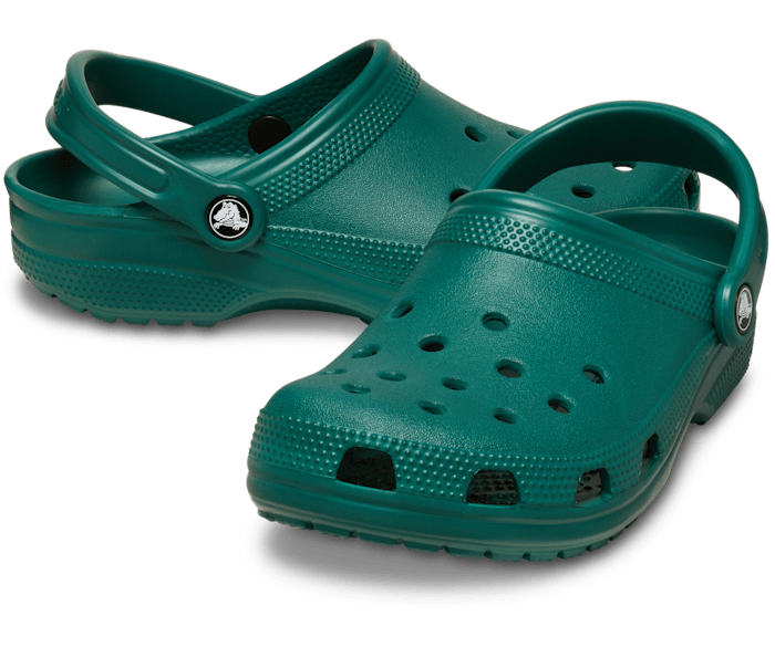 Green crocs women's sales