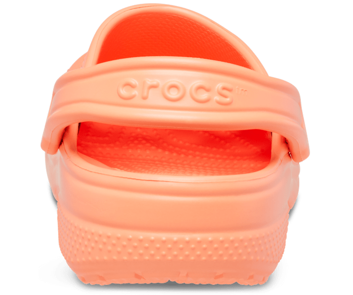 Orange and black crocs top