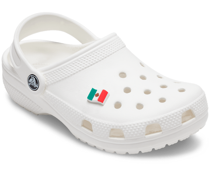Mexican flag top crocs