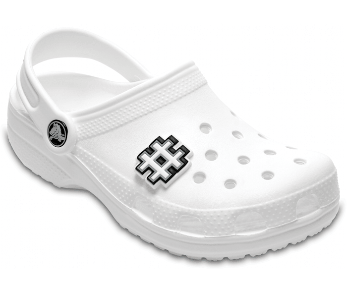 Hashtag jibbitz best sale