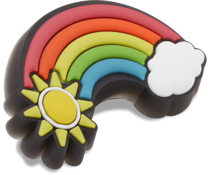Light rainbow crocs shop