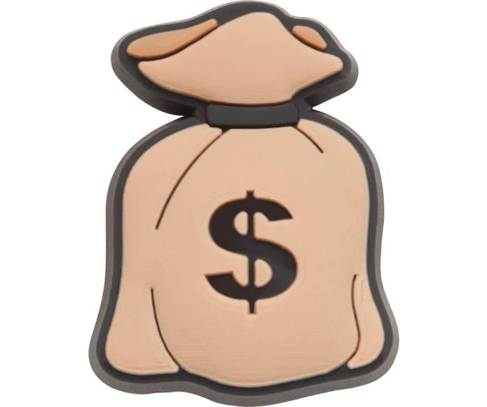 Money Bag Jibbitz Shoe Charm Crocs