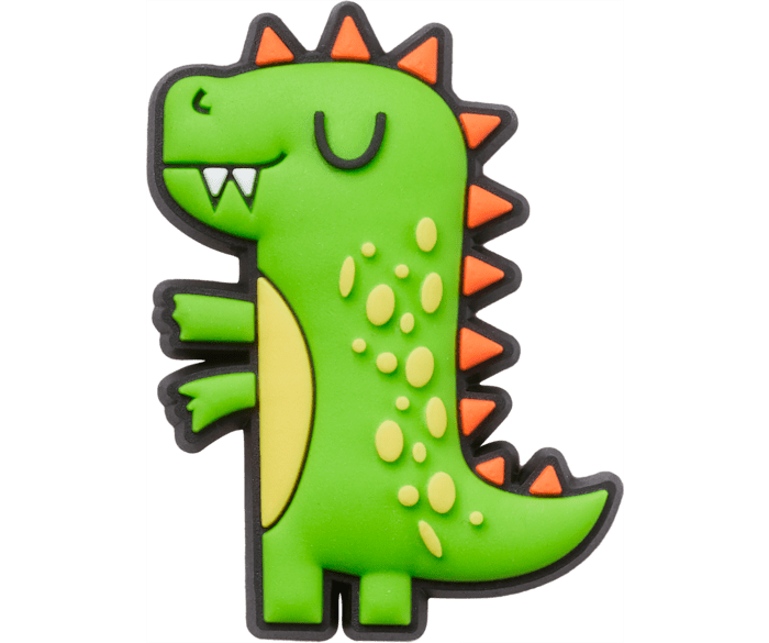 海外ブランド  Jibbitz Dino Green Shoe Crocs - Charm 小物
