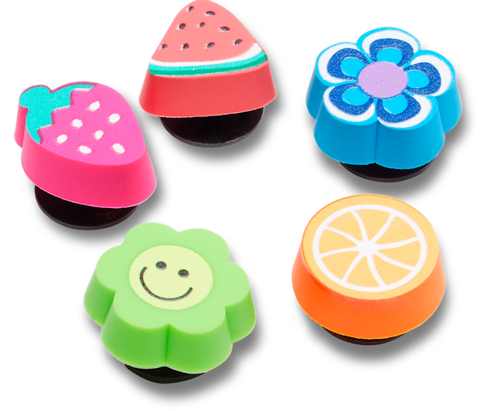 Fun Eraser 5 Pack Jibbitz Shoe Charm Crocs