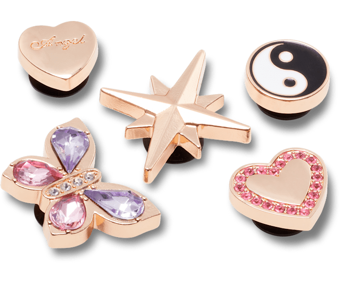 Gold charms for crocs deals