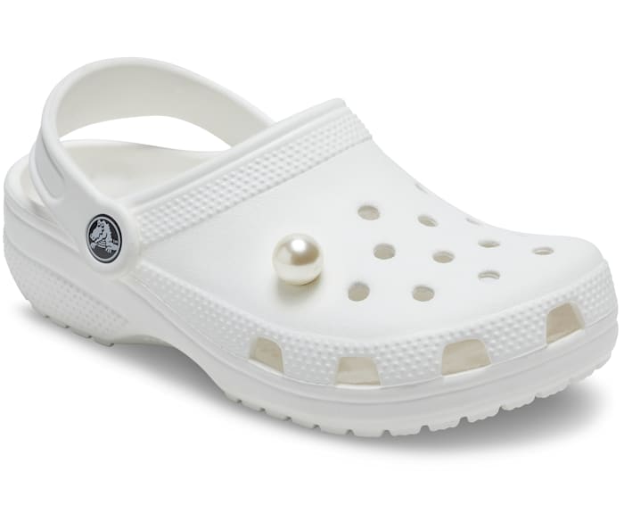Crocs with top pearls