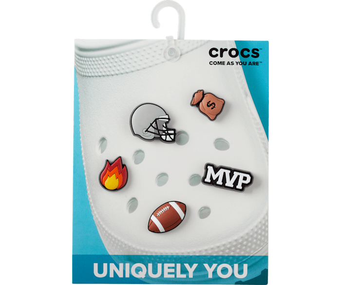 Football sales croc charms