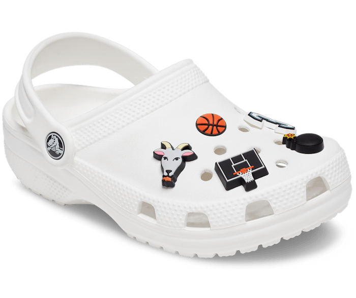 Crocs charms basketball sales