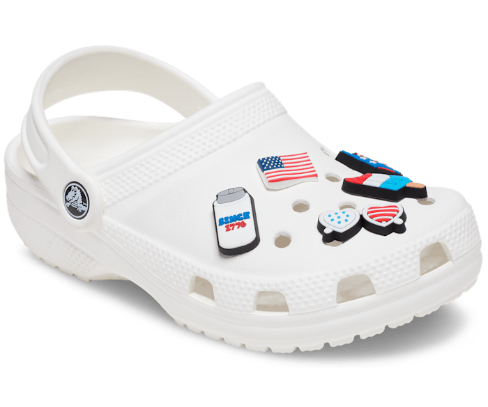 USA 5 Pack Jibbitz Shoe Charm Crocs