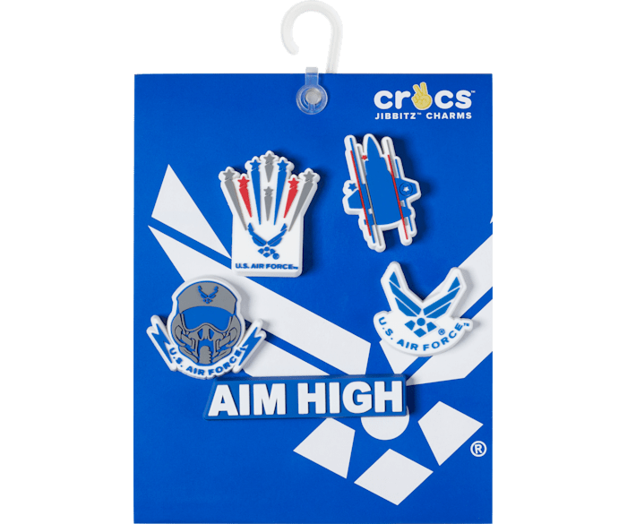 Armed Forces US Air Force 5Pck Jibbitz Shoe Charm Crocs
