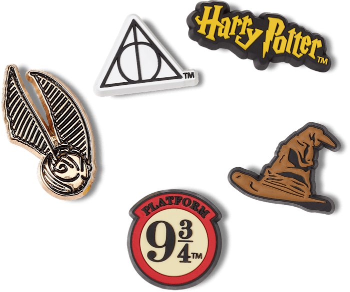 Harry Potter Symbol 5 Pack Jibbitz charms Crocs