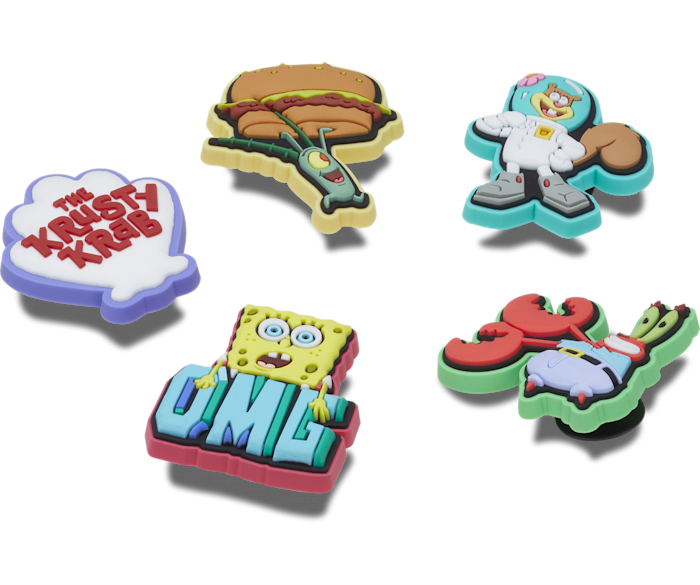 SpongeBob 5 Pack Jibbitz charms Crocs