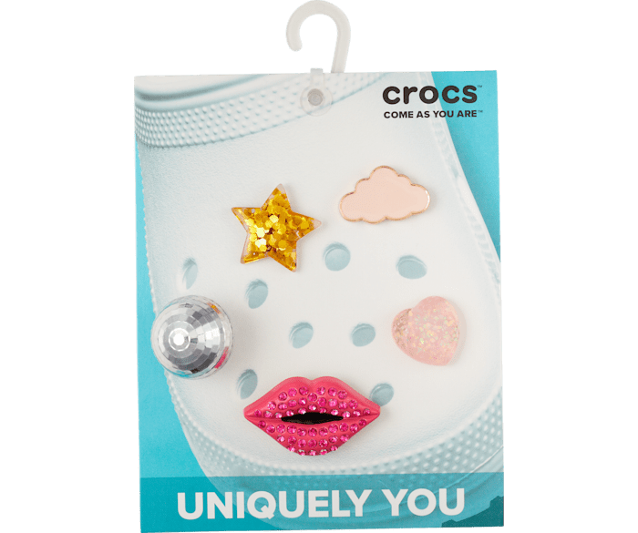 Disco Girlie 5 Pack Jibbitz Shoe Charm Crocs