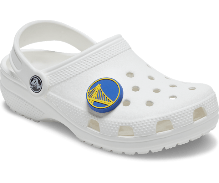 Crocs Unisex s NBA Shoe Charms Jibbitz Golden State Warriors One Size