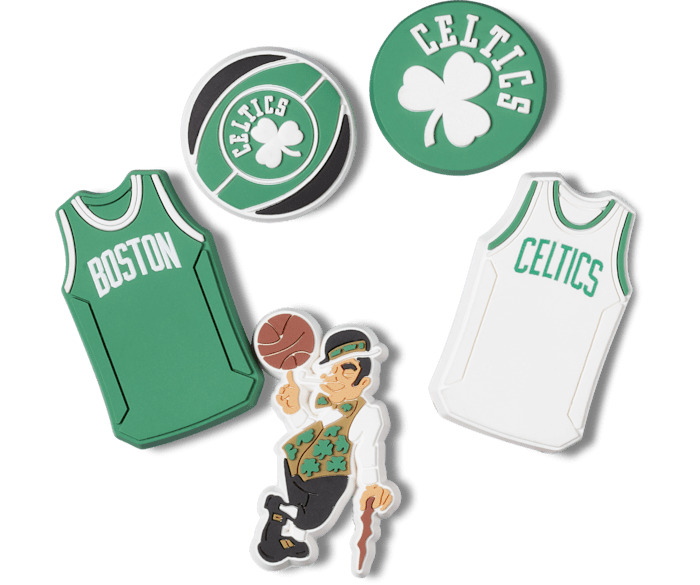 NBA Boston Celtics 5 Pack Jibbitz charms Crocs