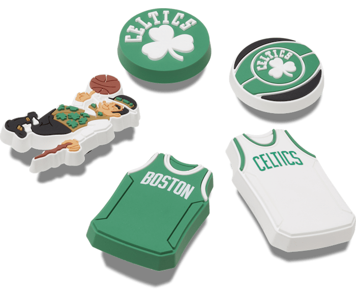 NBA Boston Celtics 5 Pack Jibbitz charms Crocs