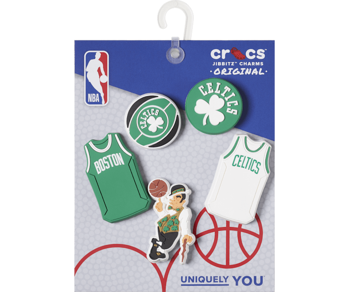 NBA Boston Celtics 5 Pack Jibbitz charms Crocs