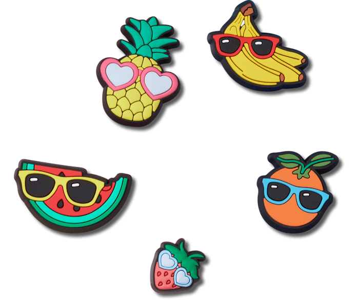 Fruit croc charms deals