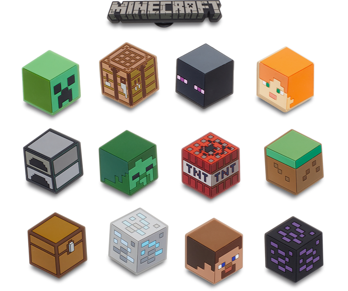 Minecraft crocs hotsell charms