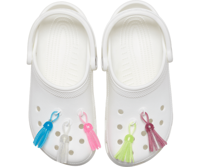 Crocs with tassels sales