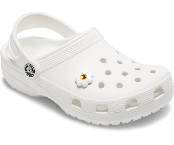 Tiny White Flower Jibbitz Shoe Charm Crocs