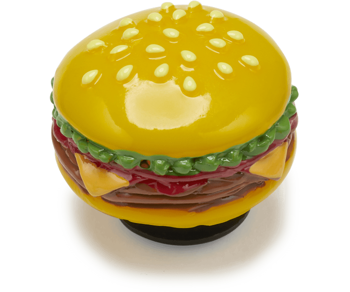 クロックス公式】ミニ 3D ハンバーガー | ジビッツ チャーム