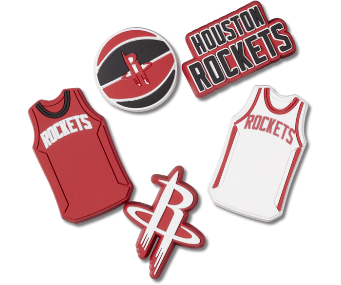 クロックス公式】NBA ヒューストン ロケッツ 5 パック | ジビッツ