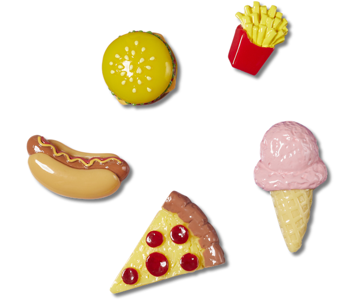 Croc charms food online