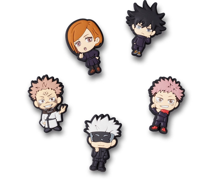 Jujutsu Kaisen 5 Pack Jibbitz charms Crocs